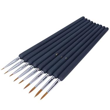 Imagem de Pincel de pintura, linha de gancho de traçado Design ergonômico Pincéis de aquarela para tinta acrílica Pintura manual para pintura a óleo para guache