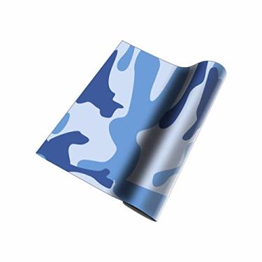 Imagem de Adesivo Vinilico Camuflado Azul Mod2 1,0mX0.6m