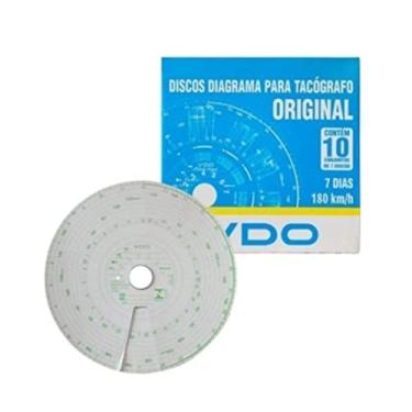 Imagem de Disco tacografo semanal 180 siemens universal disco tacografo semanal 180 numero vdo 140250006f