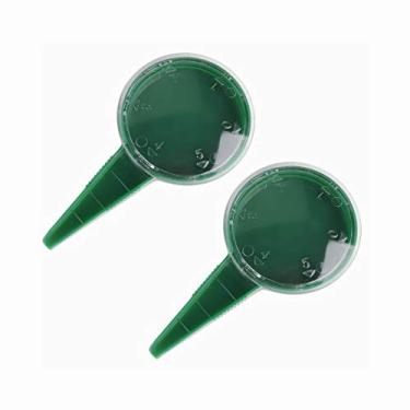 Imagem de Dispensador de sementes pequeno minúsculo manual manual 2 peças de sementes portátil semeador de plantador ajustável, ferramenta de semeadura de jardim