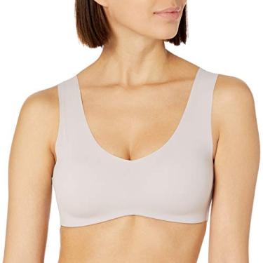 Imagem de Hanes Ultimate Camiseta feminina ultraleve sem fio, sutiã sem aro com bojos de espuma, Brilho, XX-Large