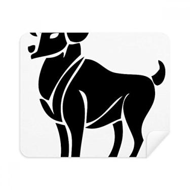 Imagem de Constellation Aries Zodíaco Symbol Pano de limpeza Limpador de tela 2 peças Tecido de camurça