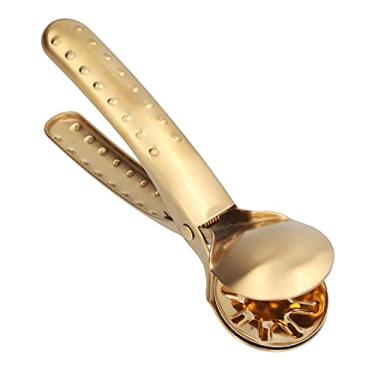 Imagem de Pinça de castanha, alicate abridor de nozes Operação simples e conveniente Economia de mão de obra para cozinha para nozes(Ouro)