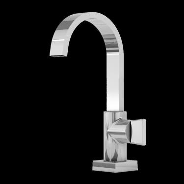 Imagem de Torneira Para Lavatório De Mesa Bica Alta Prima 210 Cromada 