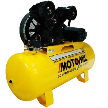 Imagem de Compressor Air Power Trifásico 20 Pés 5,0 Hp 220/ 380 V-Motomil-Cmv20Pl/200