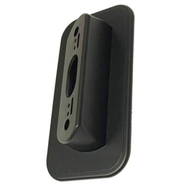 Imagem de Placa de parede Nest Hello com suporte de cunha angular de 30 graus esquerda/direita para campainha de porta, preta