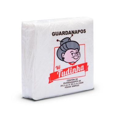 Imagem de Guardanapo 29,5x29,5cm folha simples Vó tudinha c/1.200 folhas