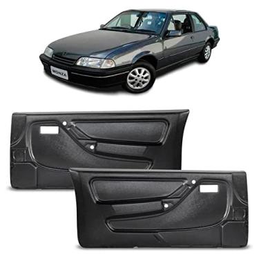 Imagem de FORRO DE PORTA DIANTEIRA MONZA 91-97 2 PORTAS MOLDADO PRETO