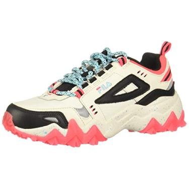 Imagem de Fila Tênis feminino Oakmont Tr, Gardênia/preto/rosa, 6