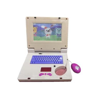 Imagem de Laptop Infantil Princesas Toca Musica Rosa Pronta - Toyskids