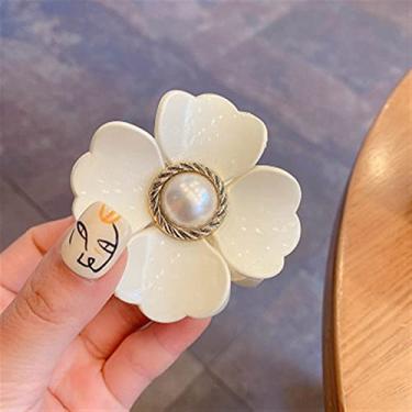 Imagem de Pedras e Cristais Grampos de Cabelo em Forma de Flor Doce para Mulheres Meninas Garra de Cabelo Chique Grampos de Cabelo Estilo Bohemia Acessórios de Cabelo Presente Pedras Decorativas (Cor: 4)