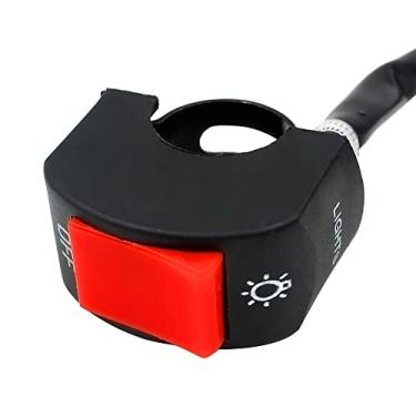 Imagem de Interruptor de luz de nevoeiro para veículo elétrico para motocicleta - 7/8 polegadas/2,2-2,5 mm com alça de torneira universal para motocicleta elétrica U5 U7 U2