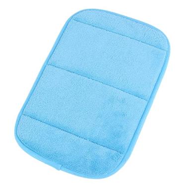 Imagem de Almofada de teclado de PC ultra memória algodão macio absorvente de suor antiderrapante almofada de cotovelo para computador desktop de escritório mesa 20 * 30 cm, t5,1 peças
