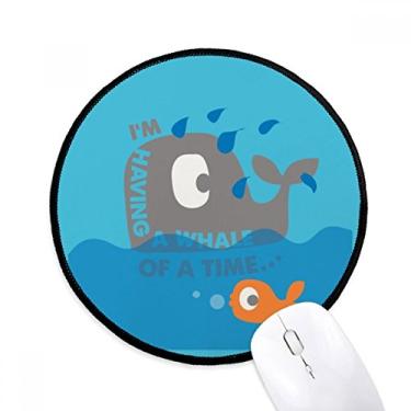 Imagem de Tapete de mouse ilustrado The Blue Whale enorme para computador