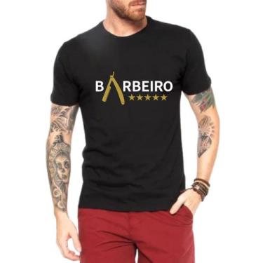 Imagem de Camiseta Barbeiro Profissional Baber Shop Premium - Maria Mocinha