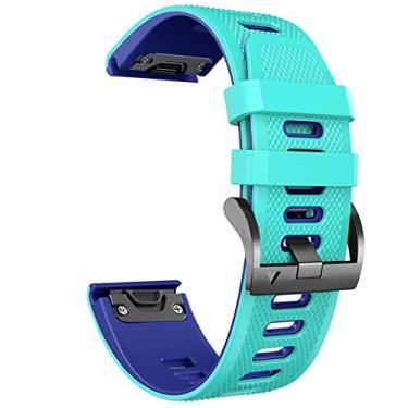 Imagem de HAZELS 22 pulseiras de relógio inteligente de 26 mm para Coros VERTIX 2 Smartwatch de silicone macio para Garmin Fenix 6 5X 6X Coros pulseira de pulseira (cor: 12, tamanho: 22 mm de largura)
