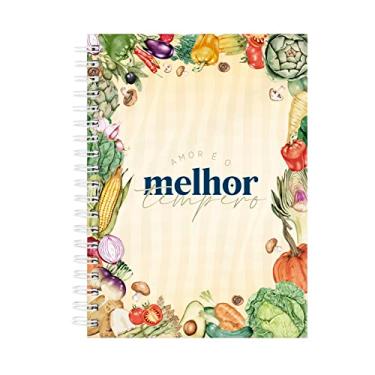 Imagem de Caderno de Receitas Amor É O Melhor Tempero 18x25cm