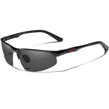 Imagem de Óculos de Sol Masculino Esportivo Kingseven Proteção Polarizados UV400 Gradiente N9121HF1 (C4)