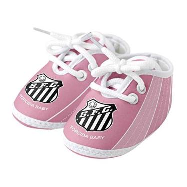 Imagem de Chuteira Bebê Santos Rosa - Torcida Baby