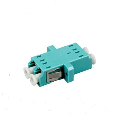 Imagem de Acoplador de Fibra Óptica LC-LC LC para LC Duplex om3 Adaptador de Cabo Multimodo Acoplador Feminino para Fêmea Terno para OM1 OM2 OM3 OM4 (6 peças/Lote)