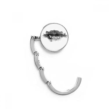 Imagem de Gancho de mesa de cidade com fecho decorativo da Áustria de Viena, gancho dobrável