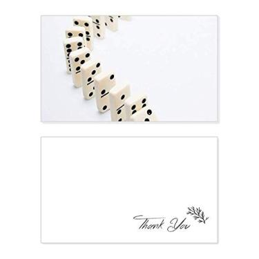 Imagem de Domino Pai Gow Photo Gambling Cartão de agradecimento aniversário aniversário saudações casamento agradecimento