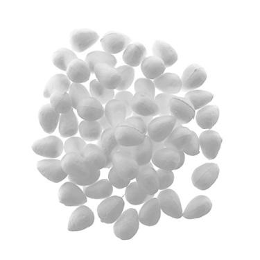 Imagem de kowaku 100 peças de artesanato de espuma de isopor em forma de gota de água – Branco, 19 mm