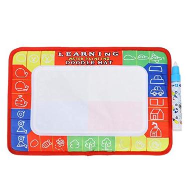 Imagem de Tapete de desenho com pintura à água, tapete de desenho colorido de rabiscos para crianças, quadro de rabiscos para pintura de brinquedo infantil (desenho educativo de água)