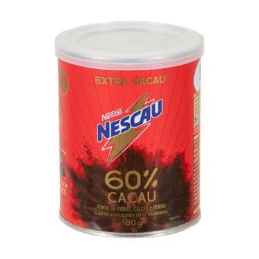 Imagem de Achocolatado Nescau Em Pó 60% Cacau Nestlé 180G