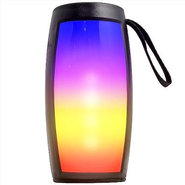 Imagem de Caixinha De Som Portátil Bass Amplificado Bluetooth LED RGB Cartão SD Radio Fm USB Conexão TWS