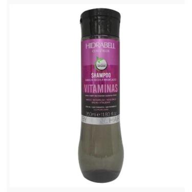 Imagem de Shampoo Vitaminas Hidratação Capilar Hidrabell Cosméticos 350 Ml