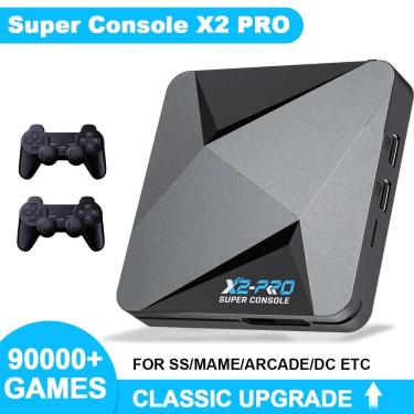 XUXL Consoles de Videogame, 4K 2,4G Wireless 10.000 jogos 32/64GB