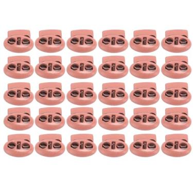 Imagem de Fechaduras de Cabo de Metal, Rolha de Cabo de Metal de Fácil Operação, Liga de Zinco, 30 Peças para Bagagem (Rosa)