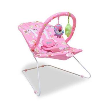 Imagem de Cadeira Cadeirinha Bebê Descanso Vibra Até 11Kg Rosa - Starbaby