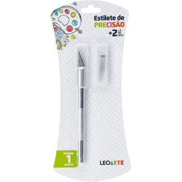 Imagem de Estilete De Precisao Com 2 Laminas Extras Leoarte