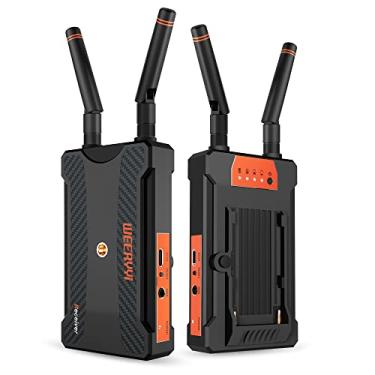 Imagem de Weeryyi Transmissor HDMI sem fio e receptor suporta 5,8 GHz 1080p @ 60 Hz Full HD, áudio e vídeo sem fio, 220 m, longa distância, estável, reprodução com loop HDMI e suporte IR para TVs, DSLR,