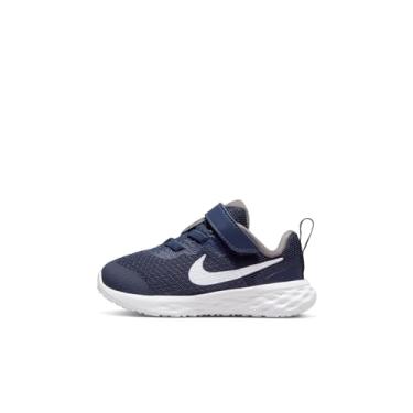 Imagem de Nike Revolution 6 infantil DD1094-003, Azul-marinho/branco, 2 Toddler