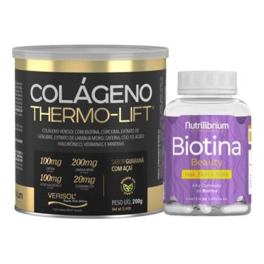 Imagem de Colágeno Verisol Thermo Lift Com Cafeína + Biotina 60 Caps Nutrilibriu