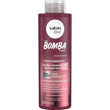 Imagem de Salon Line, Condicionador, SOS Bomba Original, Ultra-Hidratação Reconstrutora, Vegano - Para Todos os Tipos de Cabelos, 300ml