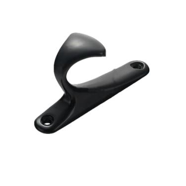 Imagem de Puxador de armário preto de liga de alumínio, estilo sólido, armário de cozinha, puxadores de gaveta, maçaneta de móveis, gancho, b111c, b