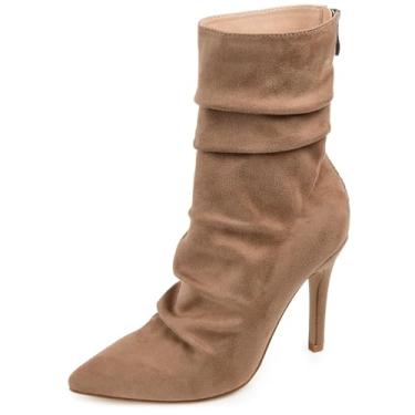 Imagem de Journee Collection Ankle Boots e Botas Femininas, Bronzeado, 10