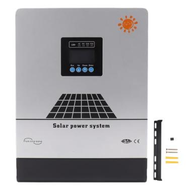 Imagem de Inversor solar Vomeko 3000W, inversor híbrido de 24V a 220V, inversor de onda senoidal pura 60A para nenhuma eletricidade, falta de energia e altos custos de eletricidade.