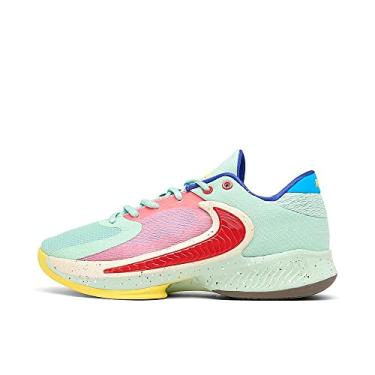Imagem de Nike Big Kid's Freak 4 Branco/Branco-Preto-Cevada Volt (DQ0553 100), Verde esmaltado/br...