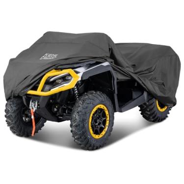 Imagem de KEMIMOTO Capa para quadriciclo KEMIMOTO para uso externo, 4 rodas, capa universal compatível com Can-Am Outlander 650 850 Polaris Sportman 1000 Touring 570 CFMOTO Kawasaki, 96Lx49Wx47H polegadas