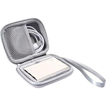 Imagem de AONKE Bolsa de viagem rígida de substituição para Samsung T7 Shield 1TB 2TB SSD portátil unidade de estado sólido externo (cinza)