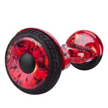 Imagem de Hoverboard 10 Polegadas Original Vermelho Fogo Skate Elétrico - Brinov