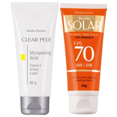 Imagem de Micropeeling Facial + Protetor Solar Facial com Vitamina E 70 FPS  - A