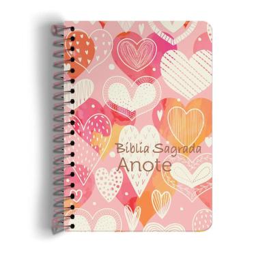 Imagem de Bíblia Sagrada - Anote - Espiral - Corações
