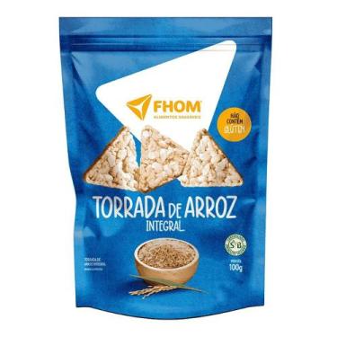 Imagem de Torrada de Arroz Integral Fhom 100g
