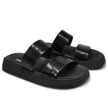 Imagem de Papete Feminina Moleca Sandália Confortável Produto Original, Preto, 3